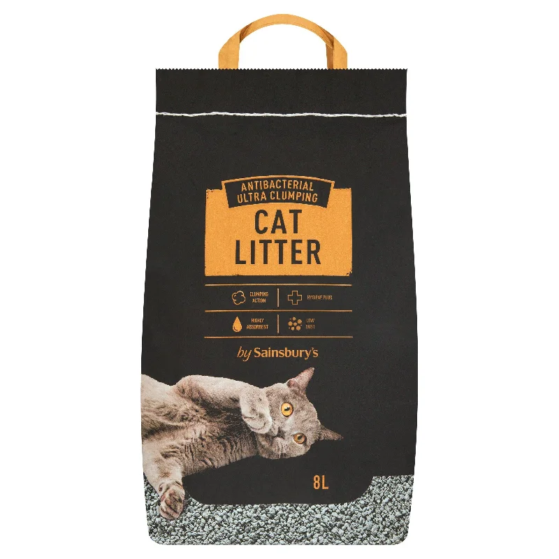 Pet conditioner: used to care for pet hair,Sainsbury's Anti-Bac Ultra Clumping Cat Litter 8L