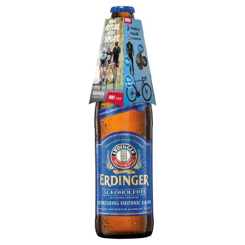 Erdinger Alkoholfrei Low Alcohol Wheat Beer Bottle