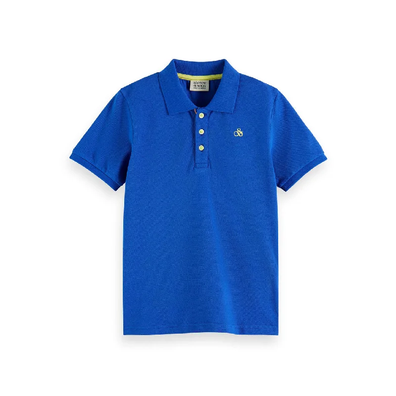 Scotch Shrunk  Harb Blue Detail Polo