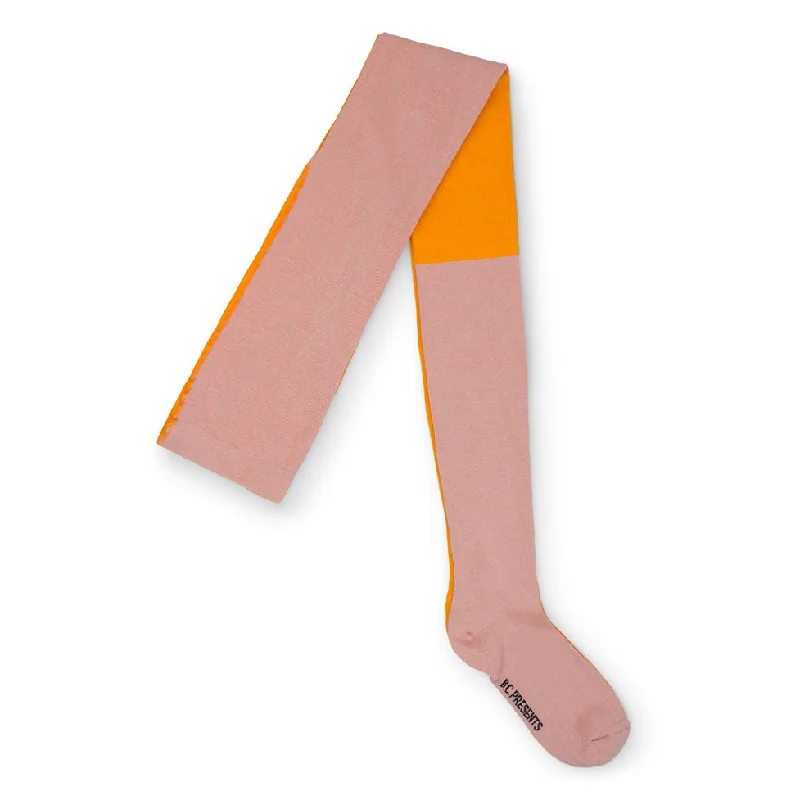 Bobo Choses Bicolor Pink and Yellow Tights