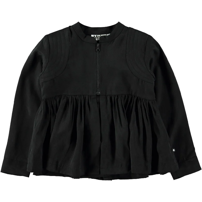 Molo Black High Cut Zip Up