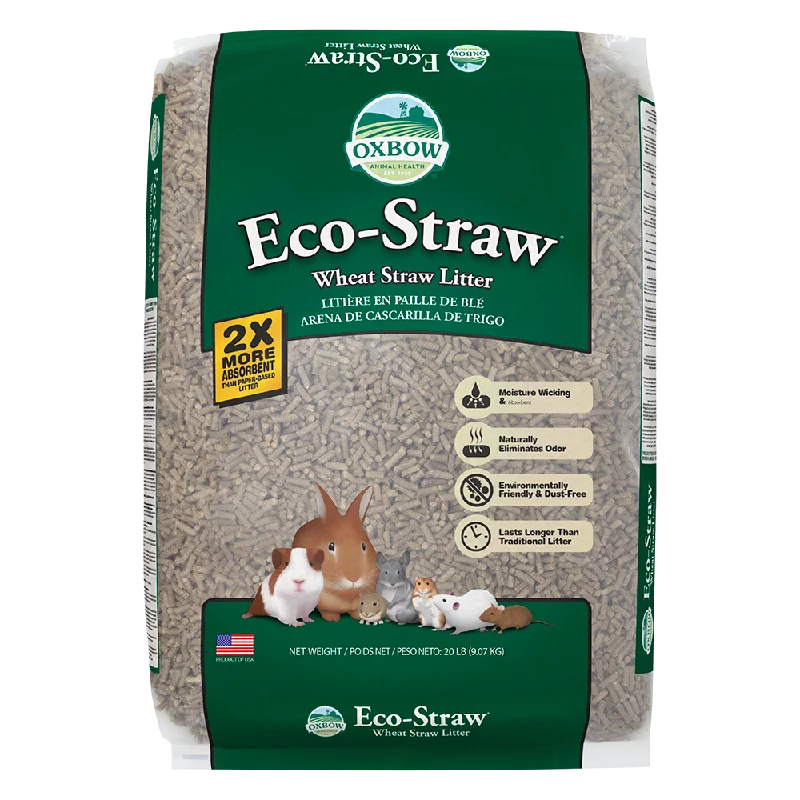 with the functions of decontamination, deodorization, and nourishment.Oxbow Eco-Straw Litter for Small Animals 20lb