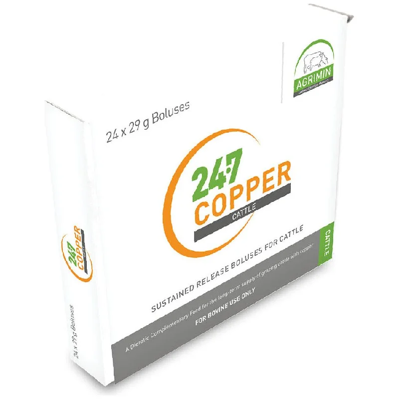 Agrimin 24-7 Copper Bolus Cattle - 24 Pack