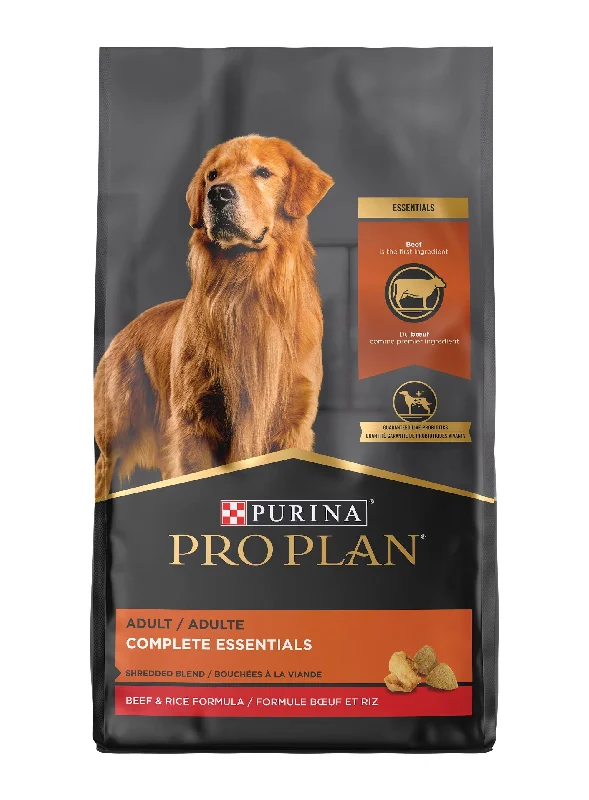 - Food for sterilized dogsPro Plan Adult Complete Essentials Shredded Blend Beef & Rice Dry Dog Food - 34lb