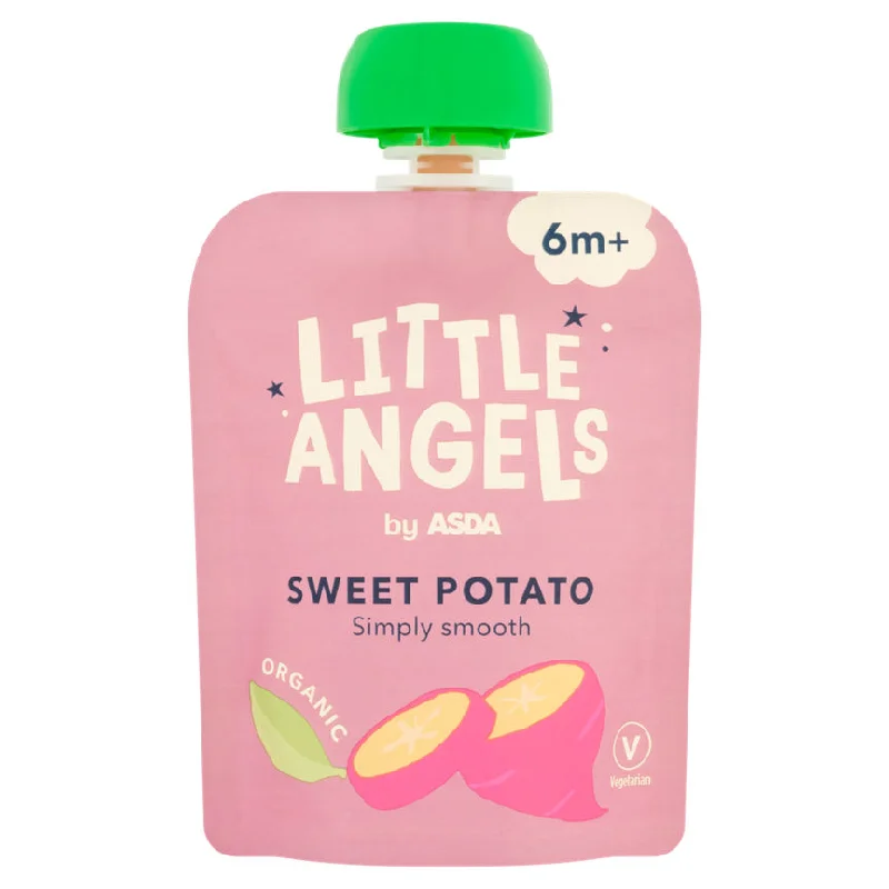 LITTLE ANGELS by ASDA Organic Sweet Potato 6m+ 70g