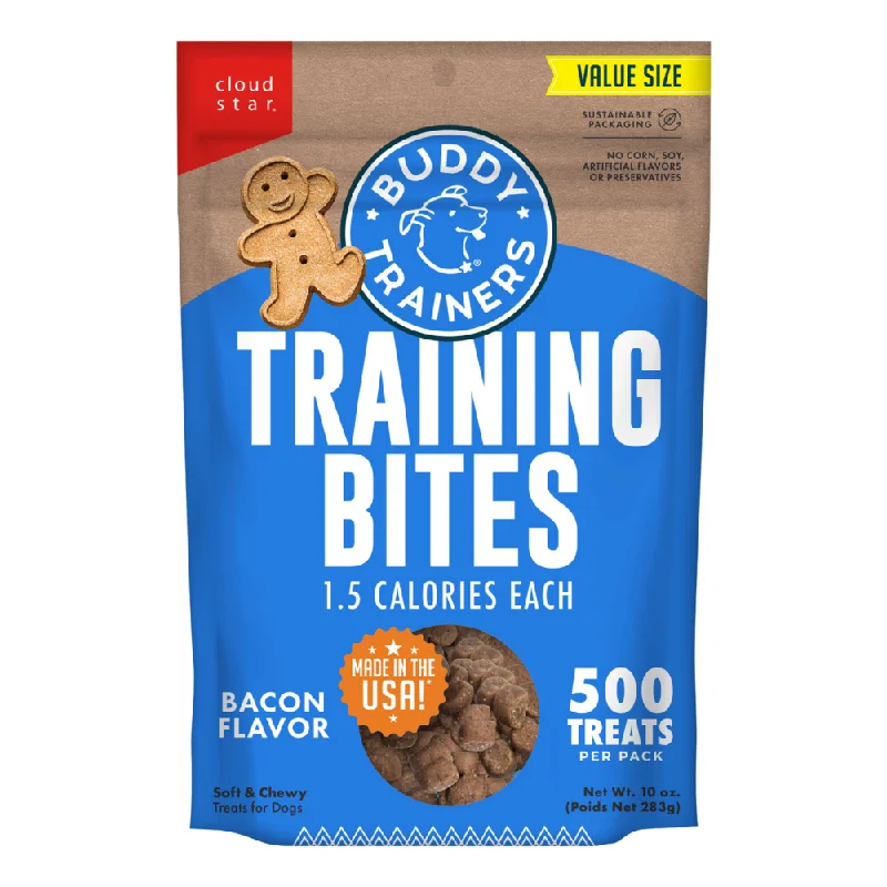 Buddy Biscuits Trainers Training Bites Soft & Chewy Bacon Dog Treats