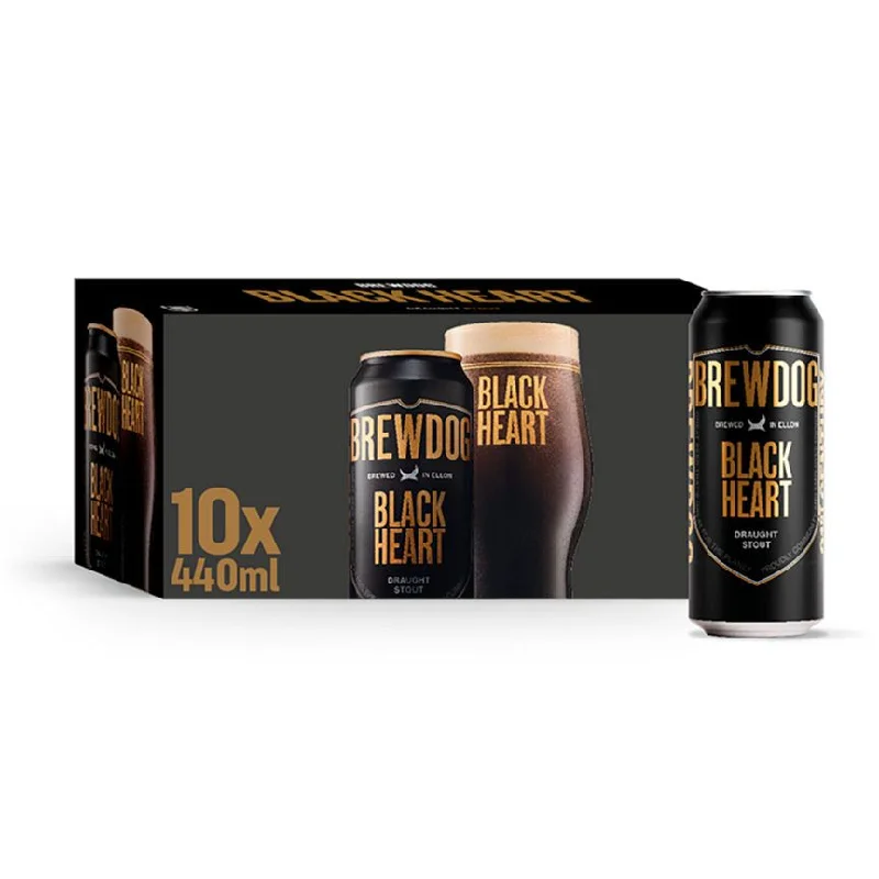 BrewDog Black Heart Draught Stout 10 x 440ml