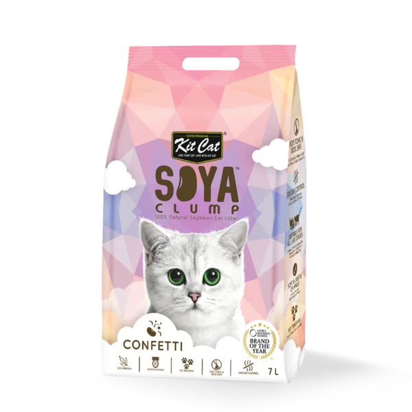 Pet shampoo: a shampoo specifically used to clean pet hair,*DONATION TO LOVE KUCHING PROJECT* KitCat Cat Soybean Litter Soya Clump Confetti 7L x 6